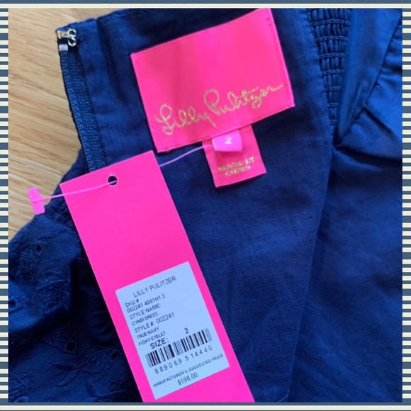 Lilly Pulitzer • Cyndi Eyelet Fit & Flare Dress - Picture 10 of 11